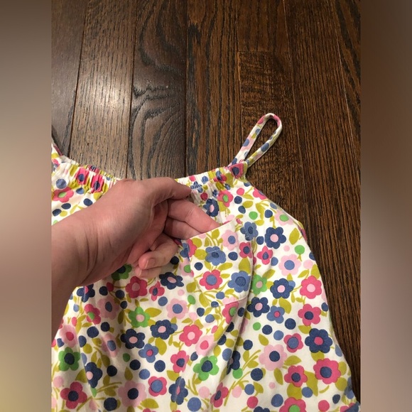 Mini Boden Girls 7-8Y Floral Romper/Jumpsuit with Pockets & Waist Tie - VGUC! - Picture 5 of 10